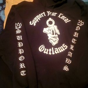 Outlaws MC support hoodie